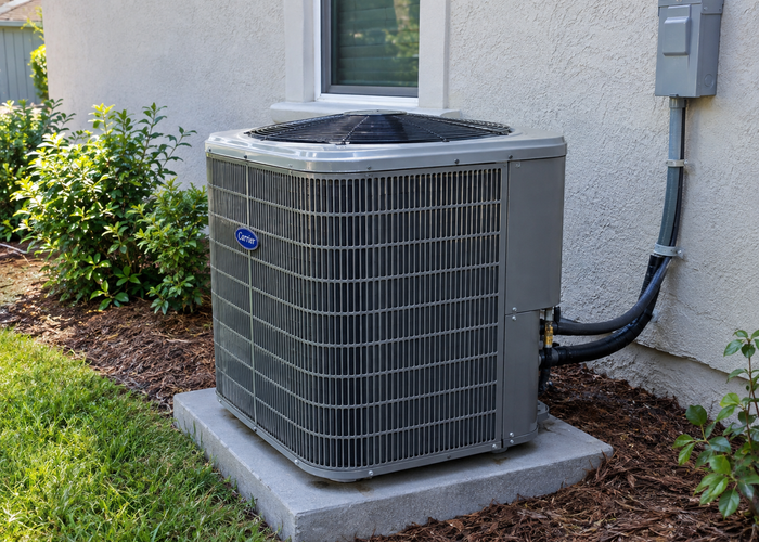 Residential home air conditioning unit